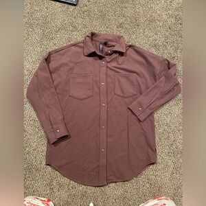 Women’s Size M Plum Colored Soft & Cozy Shacket